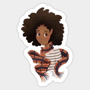 Scarf Season Sticker